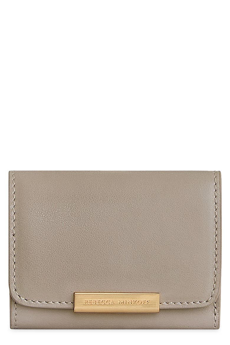 Insider Compact Leather Wallet, Main, color, OYSTER