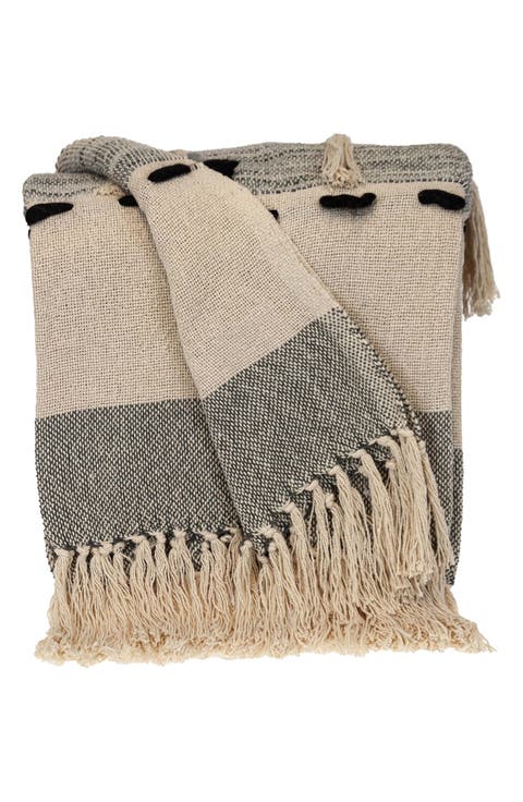 Inca Fringe Throw Blanket