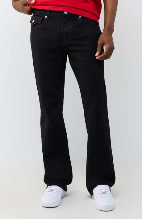 Billy Appliqué Button Flap Bootcut Jeans
