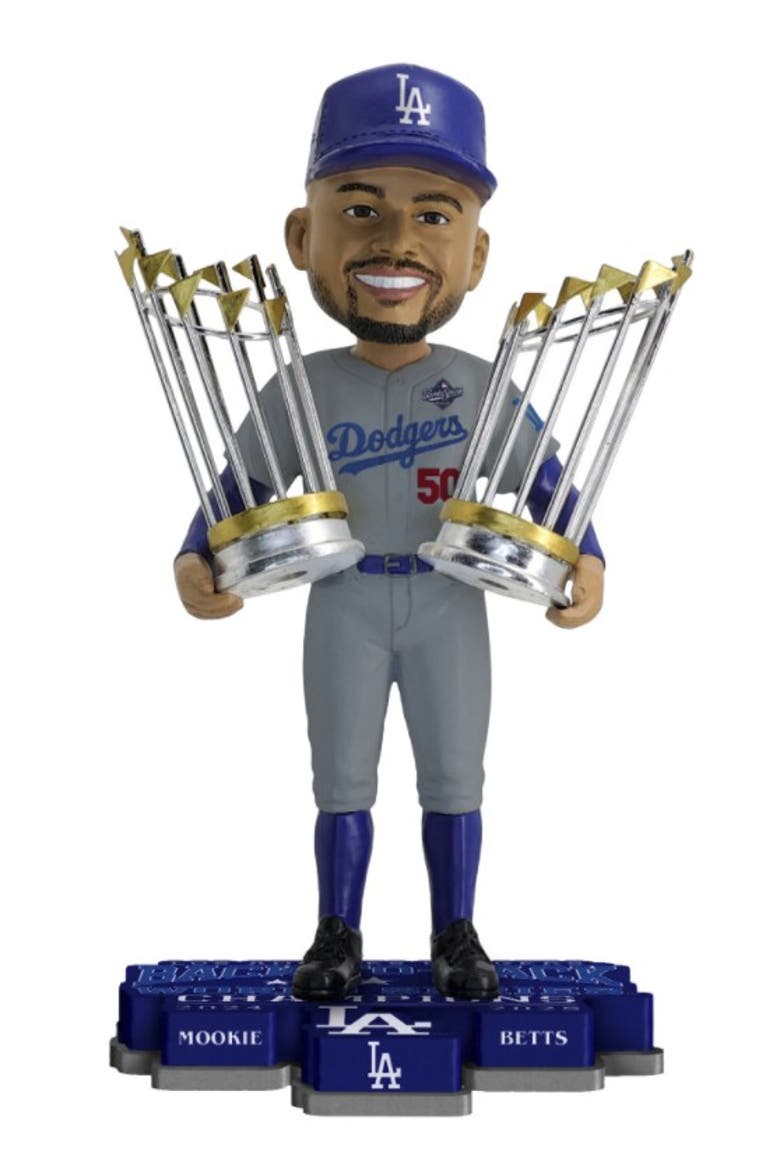 Mookie Betts (Dodgers) 2025 World Series Back to Back Champs Bobblehead, Main, color, Multi-Color