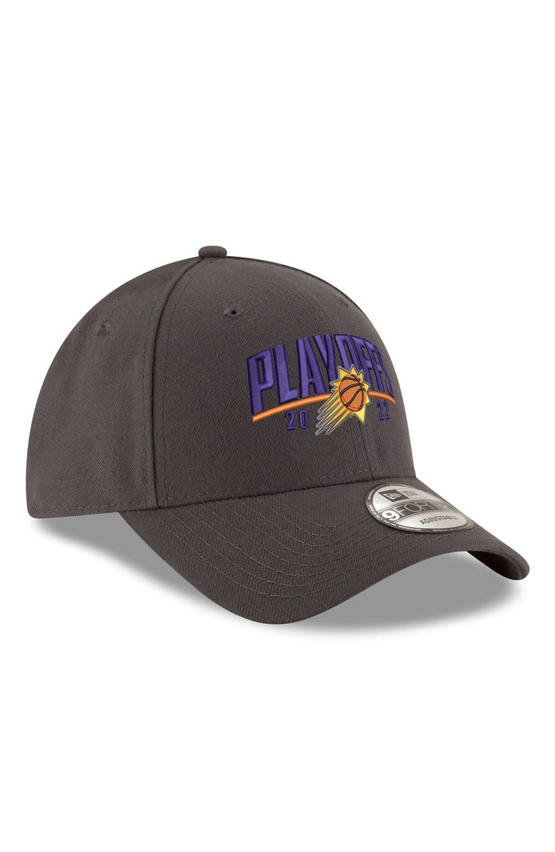 New Era Men's New Era Gray Phoenix Suns 2022 NBA Playoffs Arch 9FORTY Adjustable Hat, Alternate, color, 