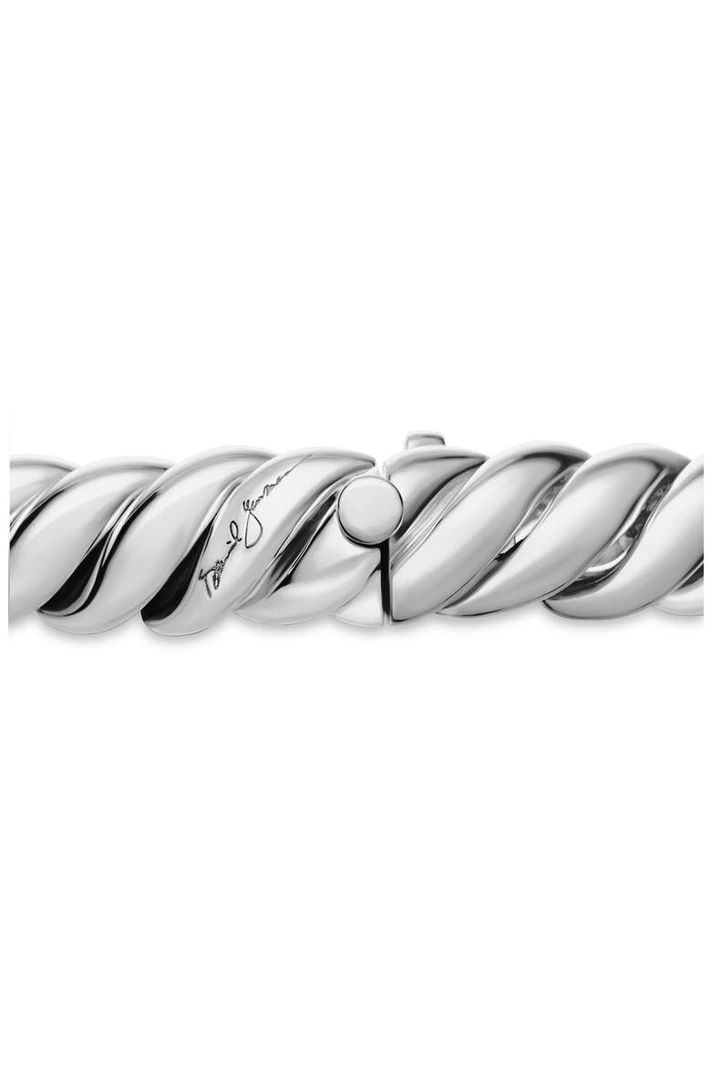 Sculpted Cable Triple Wrap Bracelet in Sterling Silver, Alternate, color, STERLING SILVER