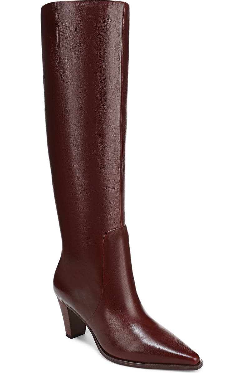 Franco Sarto Jaycen Knee High Boot, Main, color, Mahogany Red