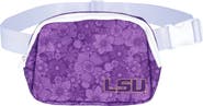 ZOOZATZ LSU Tigers Floral Print Fanny Pack