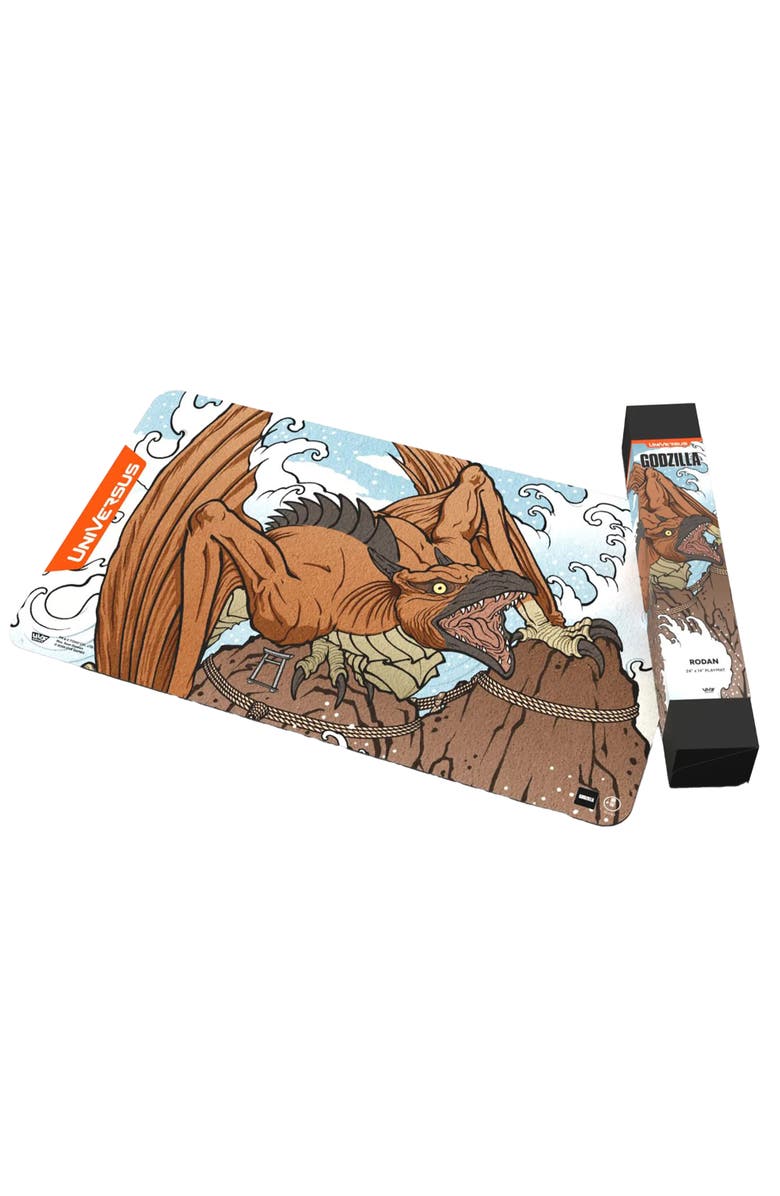UniVersus Godzilla Playmat Rodan Game Accessory, Alternate, color, Multicolored