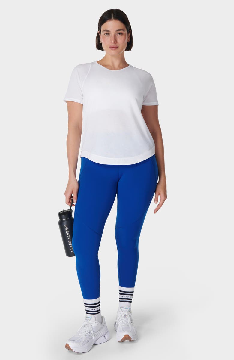 Sweaty Betty Breathe Easy Run T-Shirt, Alternate, color, White