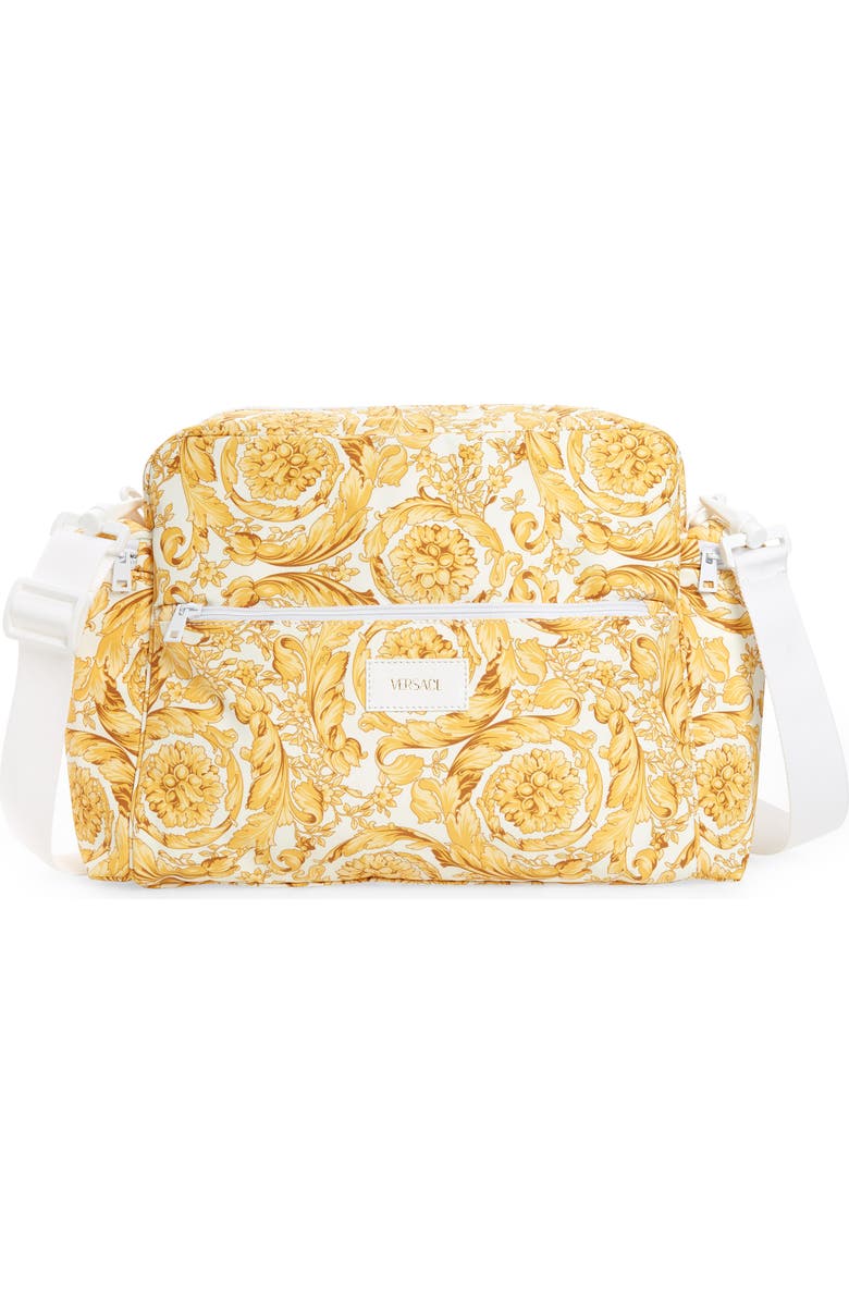 Versace Barocco Diaper Bag, Main, color,