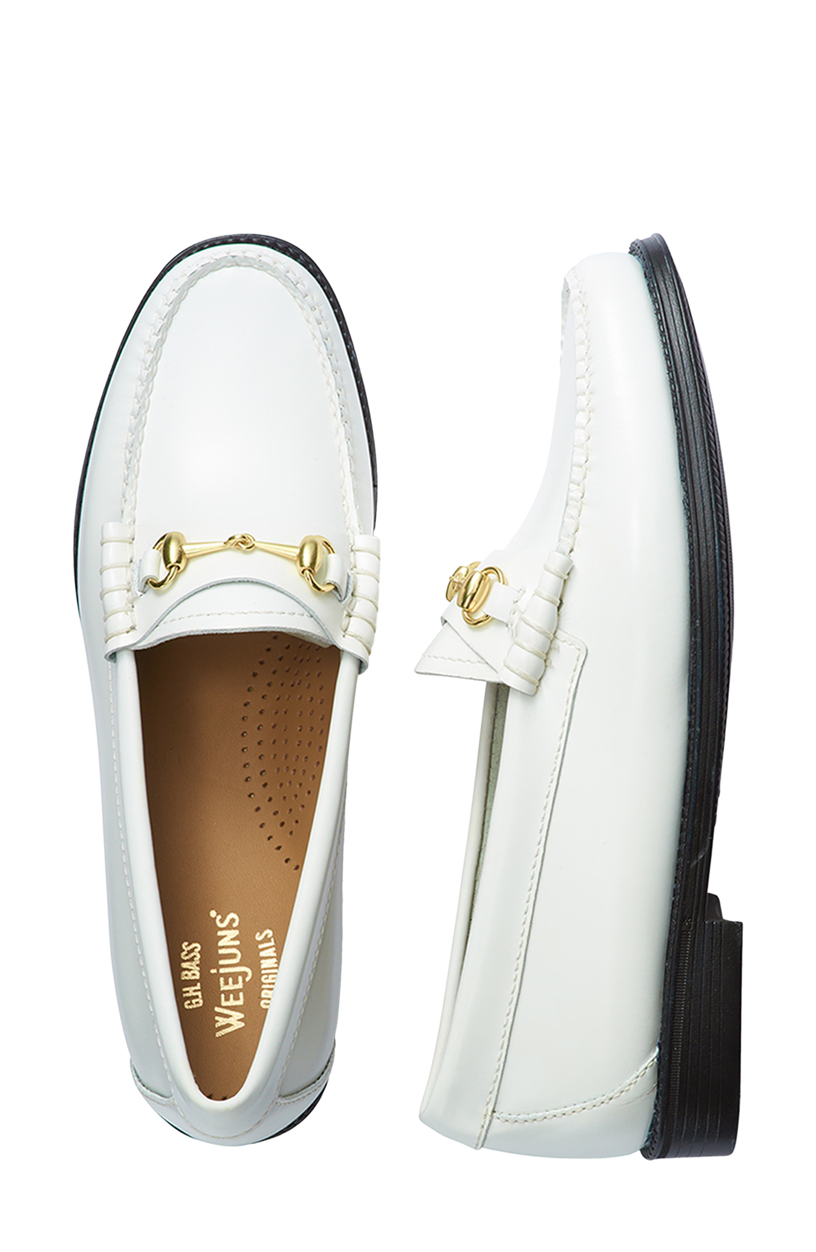 G.H. Bass Originals Lianna Bit Loafer, Alternate, color, White