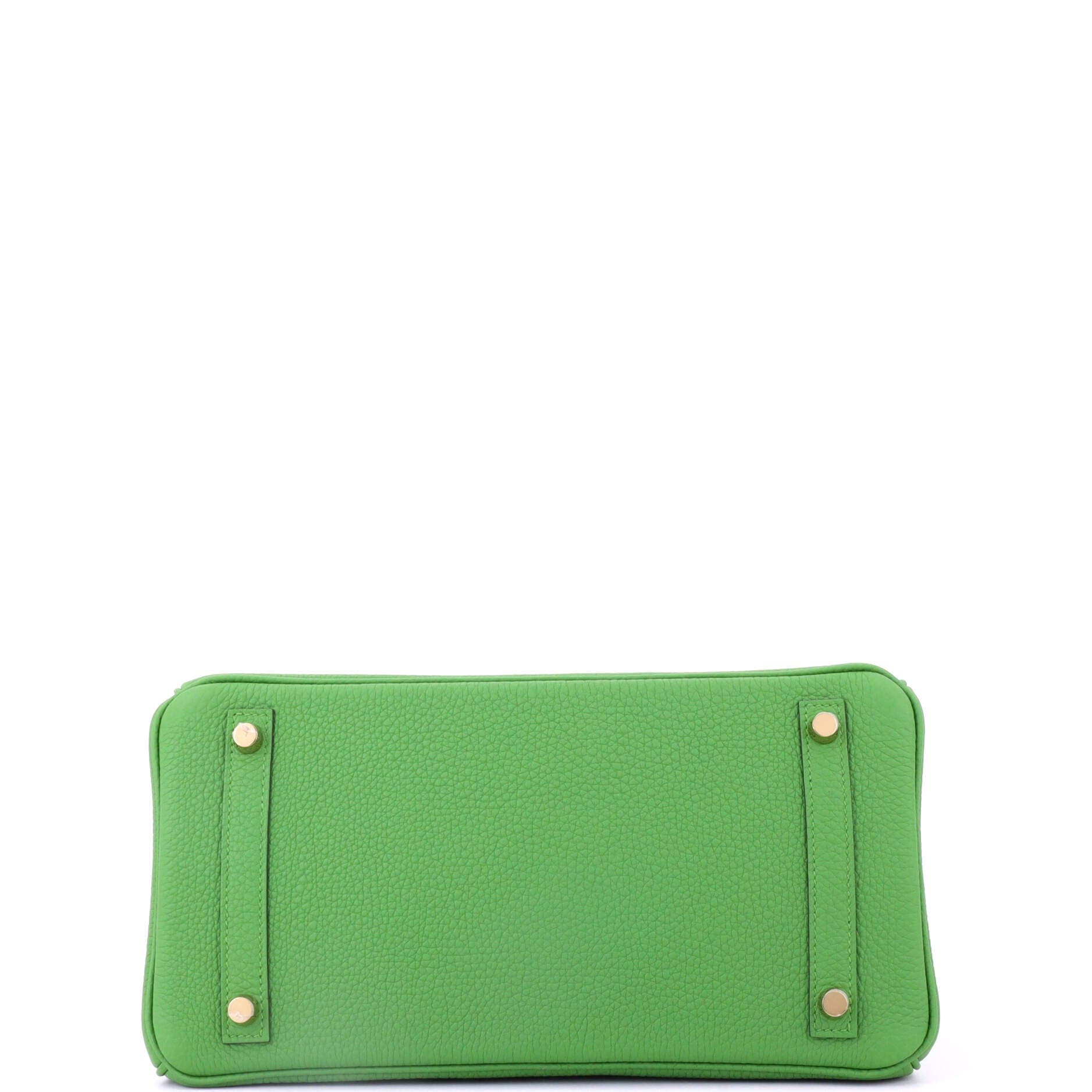 Pre-Owned Hermes Birkin Handbag Green Togo with Gold Hardware 30, Alternate, color, 