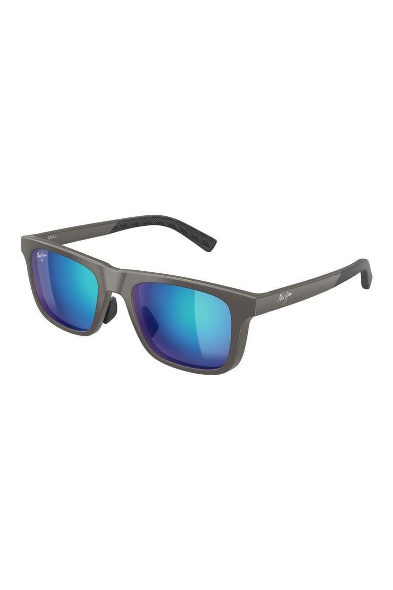 Moaka 52mm PolarizedPlus2® Rectangular Sunglasses, Alternate, color, GREY