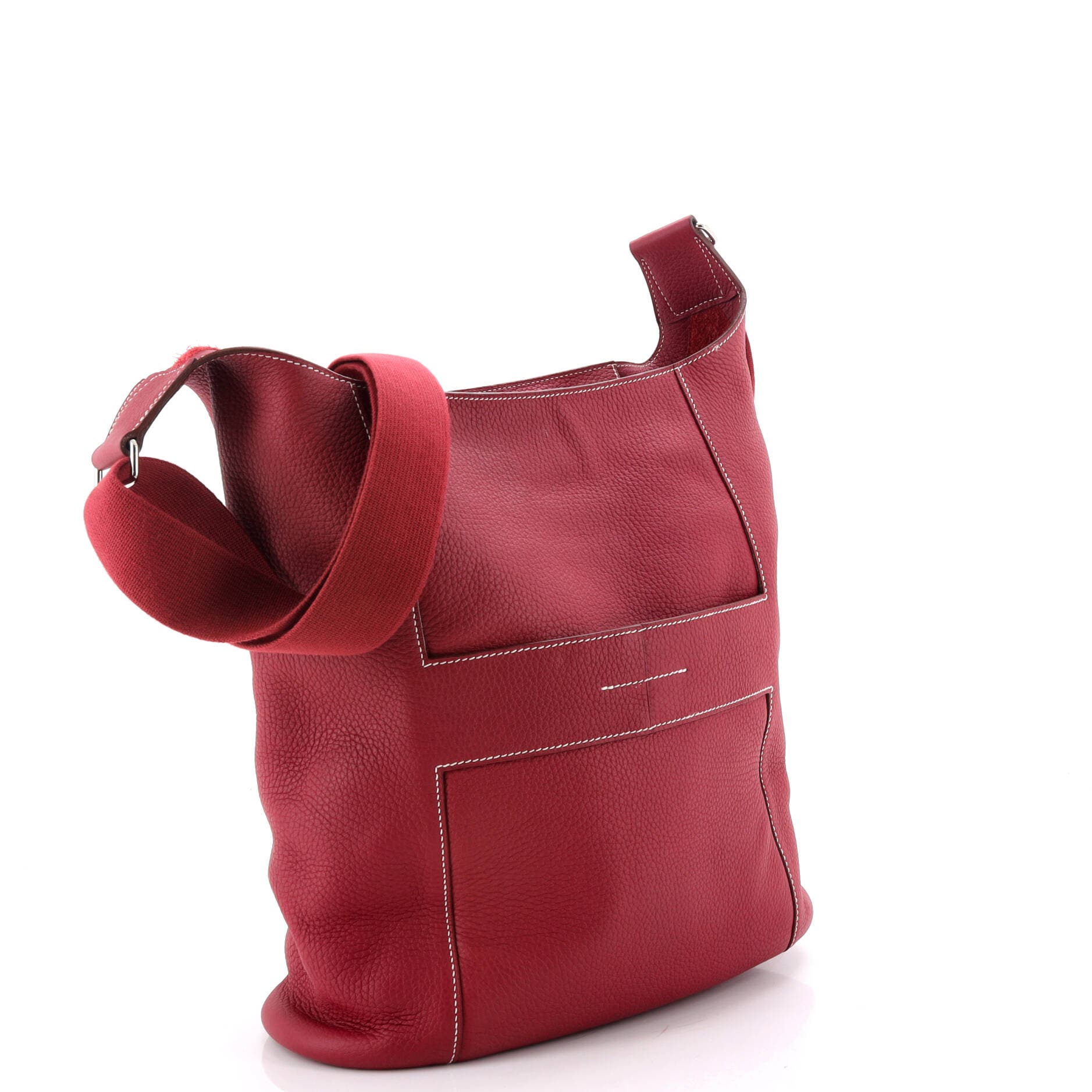Pre-Owned Hermes Sac Good News Bag Leather GM, Alternate, color, Rubis