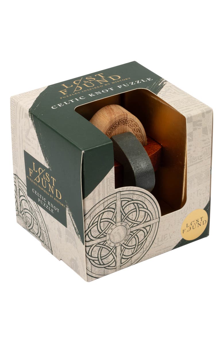 Professor Puzzle Celtic Knot 3D Wooden Brainteaser Puzzle, Main, color, Multicolored
