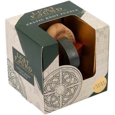 Celtic Knot 3D Wooden Brainteaser Puzzle