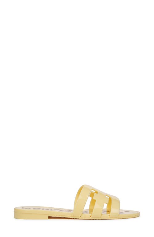 Sam Edelman Bay Jelly Slide Sandal In Buttercup