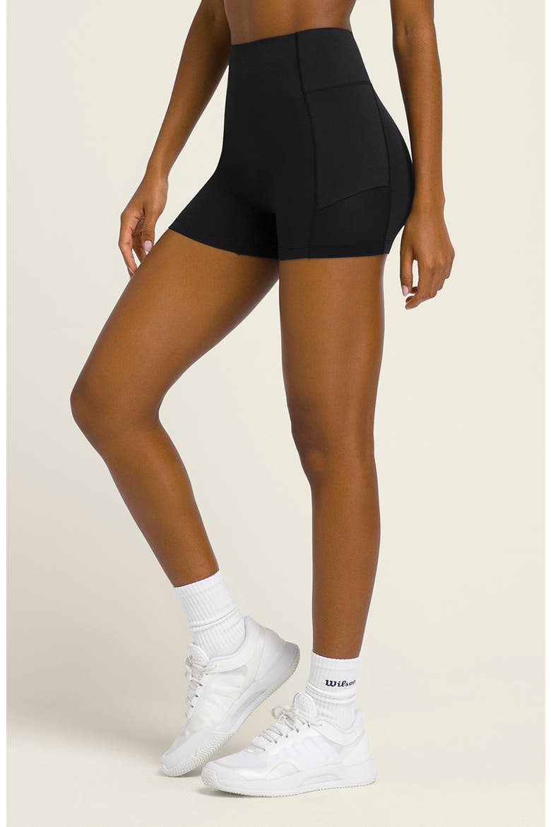 Baseline Ball Shorts, Alternate, color, BLACK