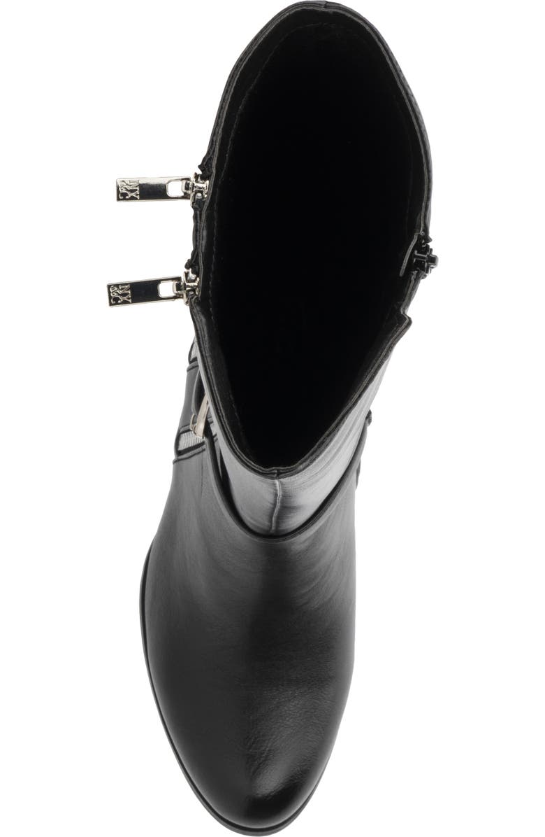 NEW YORK AND COMPANY Andrina Faux Leather Zip Tall Boot, Alternate, color, Black