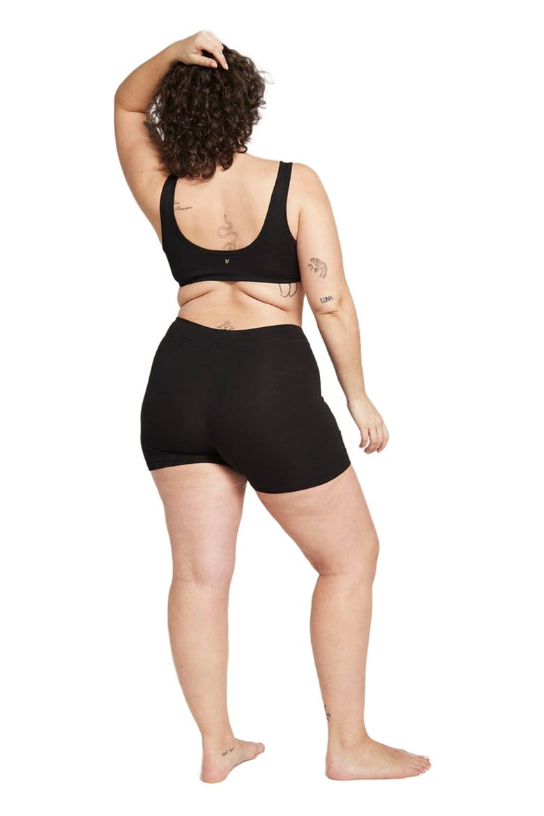 The Organic Cotton Boyfriend Boxer, Alternate, color, Black