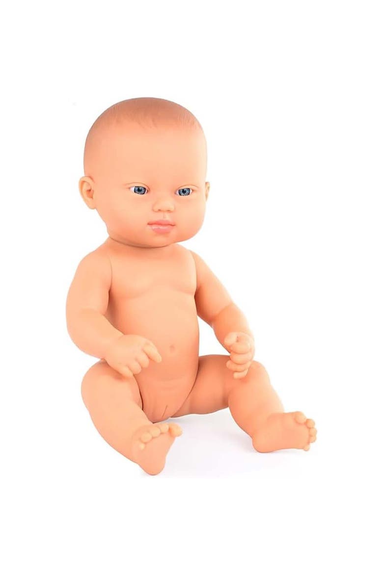 Baby Boy Doll with Down Syndrome - 12 5/8 inch, Main, color, Beige - F