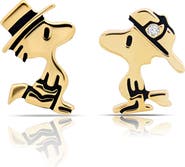 Crislu x Peanuts® Woodstock Mismatched Stud Earrings