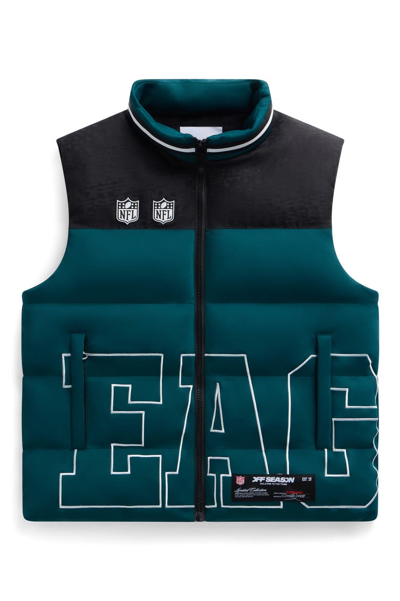 Unisex Team Puffer Vest, Main, color, EAGLES