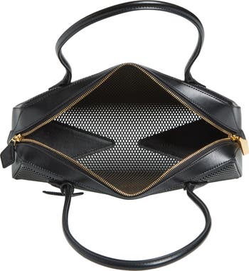 Alaïa Medium Le Teckel East/West Perforated Leather Shoulder