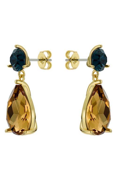 Ted Baker Teaire Crystal Drop Earrings In Green