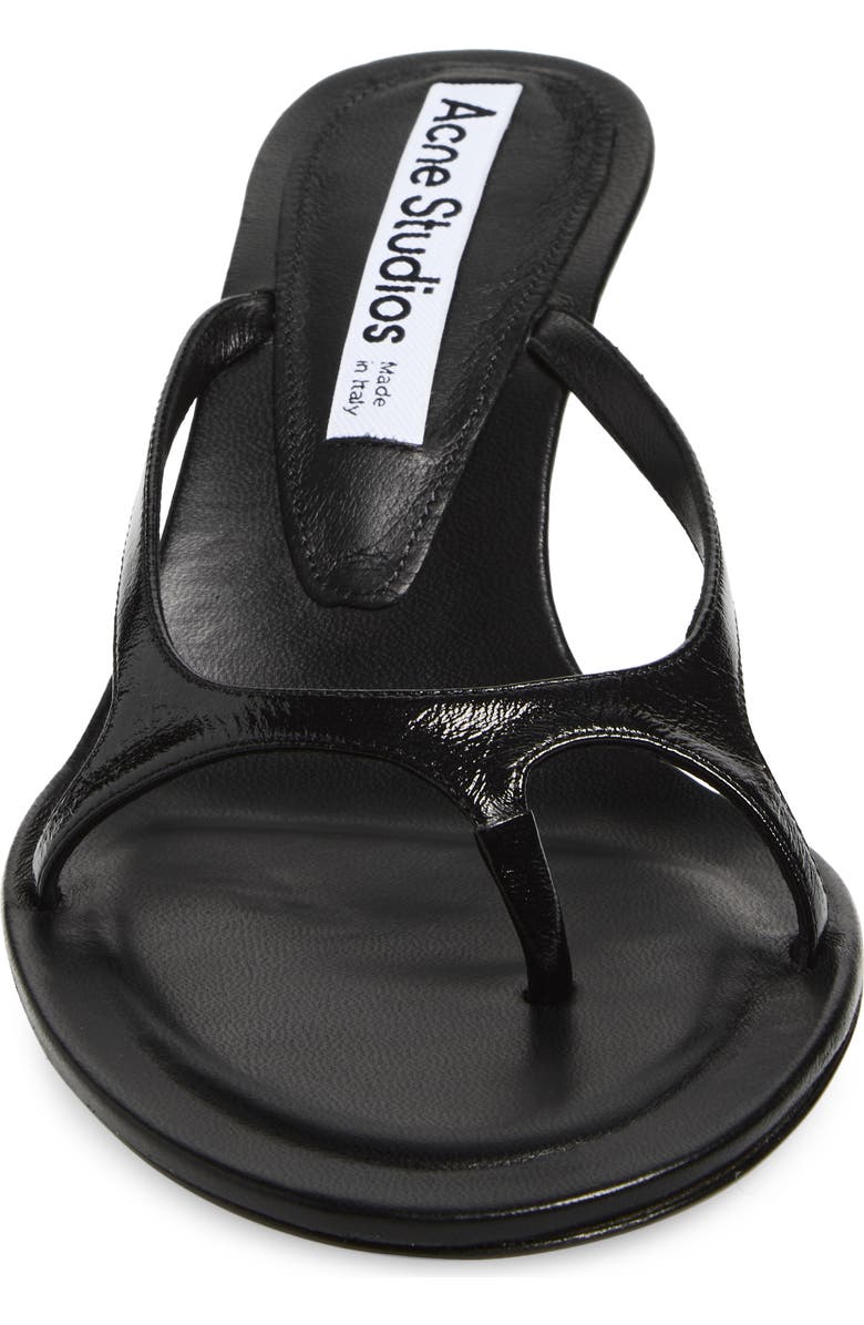 Acne Studios Kitten Heel Sandal, Alternate, color, Black