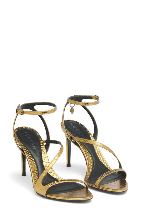 Skull Ankle Strap Sandal