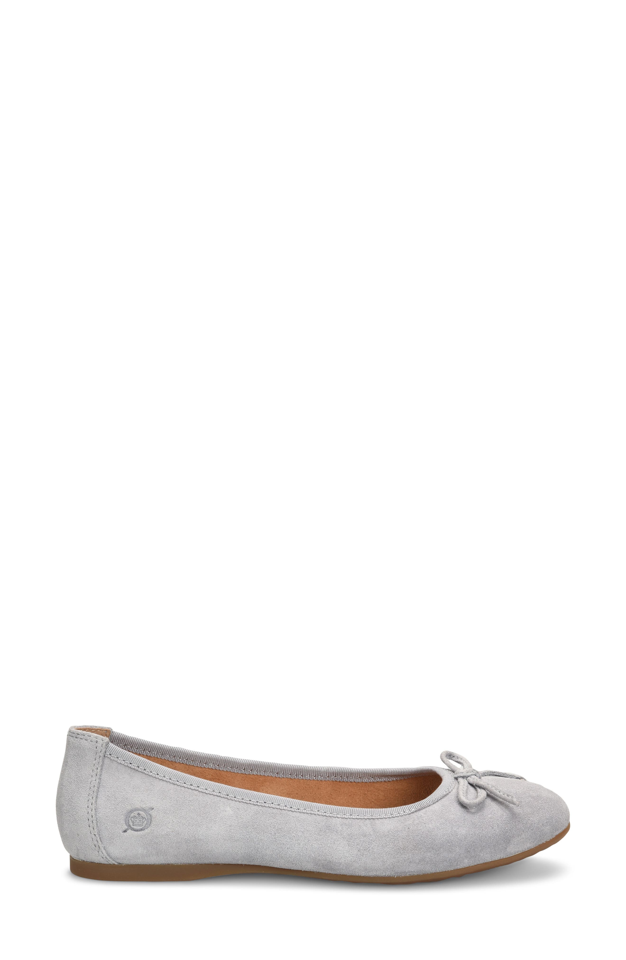 Brin Ballet Flat, Alternate, color, GREY SUEDE