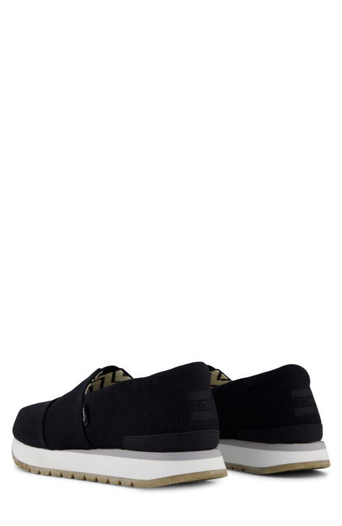Toms Alpargata Resident Plus Slip-on Sneaker In Black