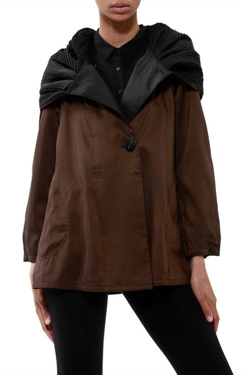 Mini Donatella Reversible Hooded Raincoat