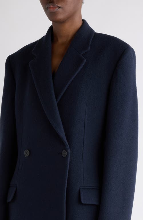 Balenciaga Godet Wool Midi Coat In Black