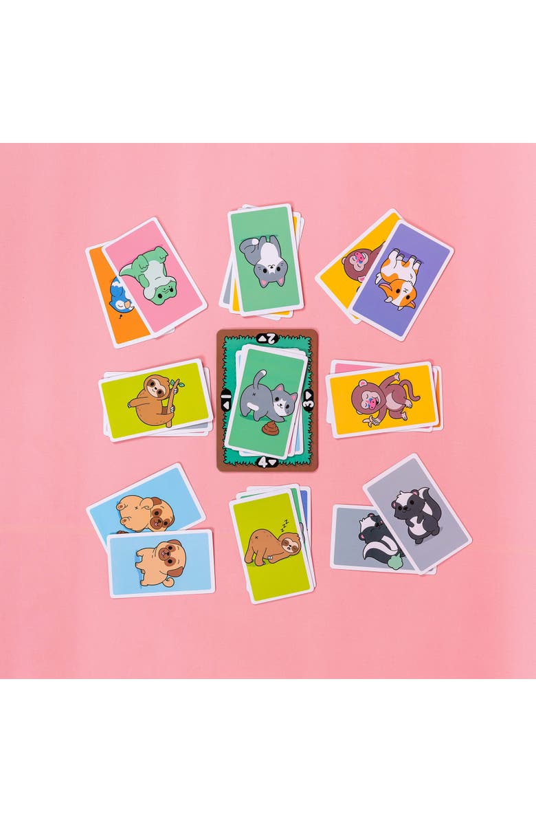 Professor Puzzle Animal Buttmatching Card Game, Alternate, color, Multicolored