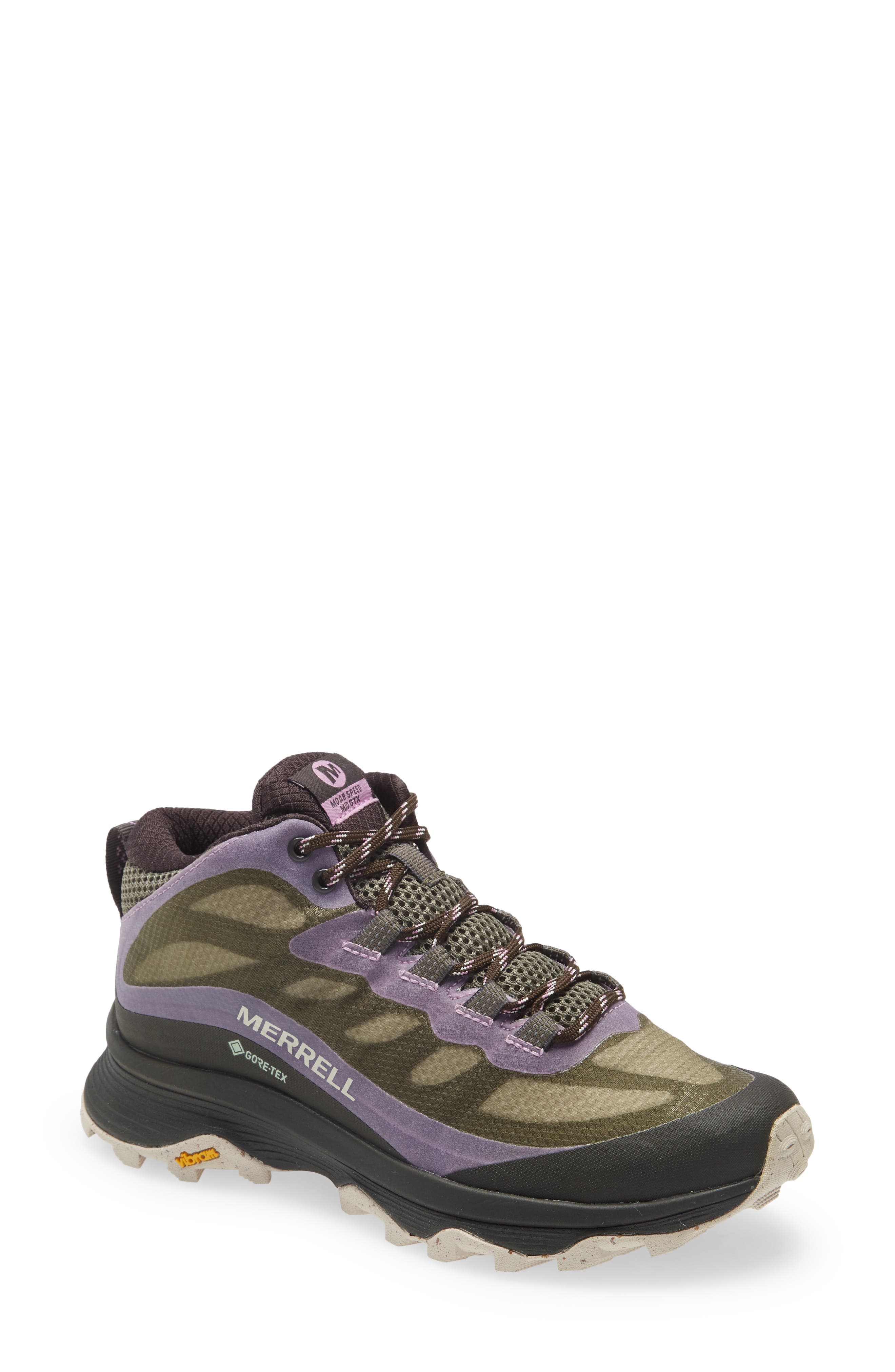 Merrell Moab Speed Gore-Tex<sup>®</sup> Mid Hiking Shoe, Main, color, 