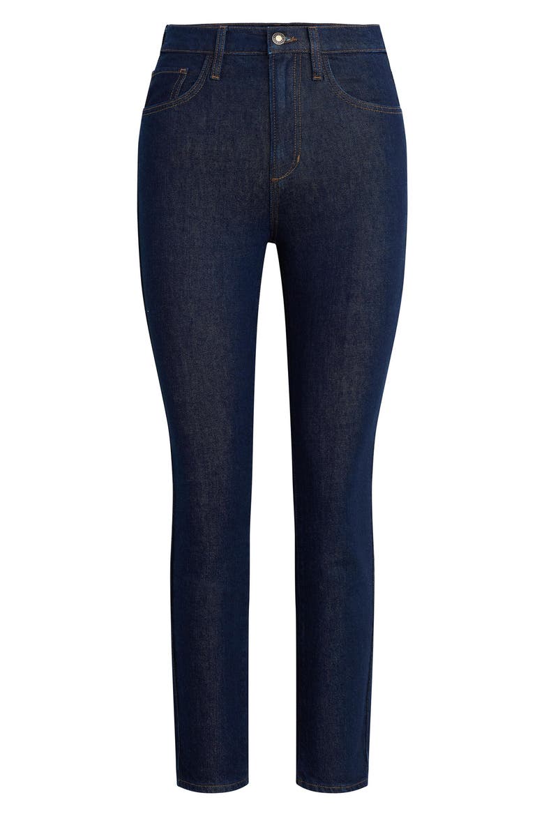 The Valentina Super High Waist Straight Leg Jeans, Alternate, color, OXFORD