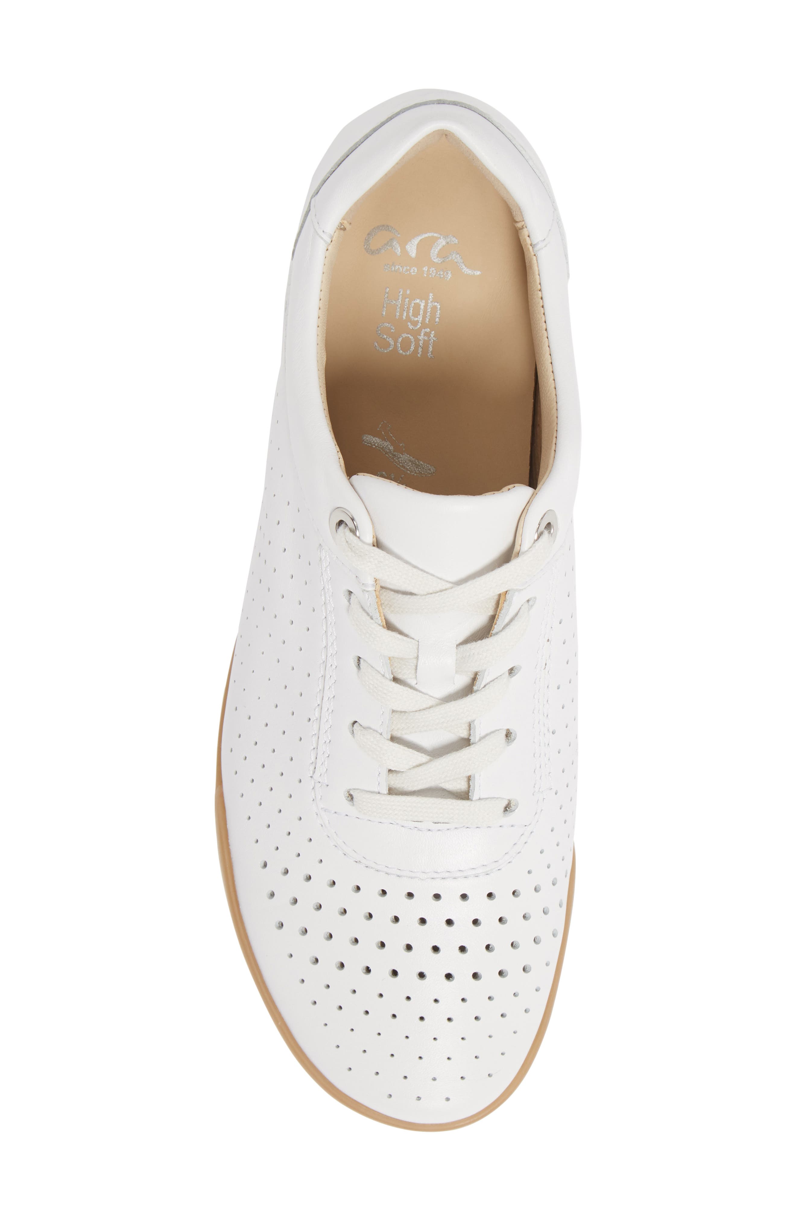 ara Alexis Lace-Up Flat, Alternate, color, 