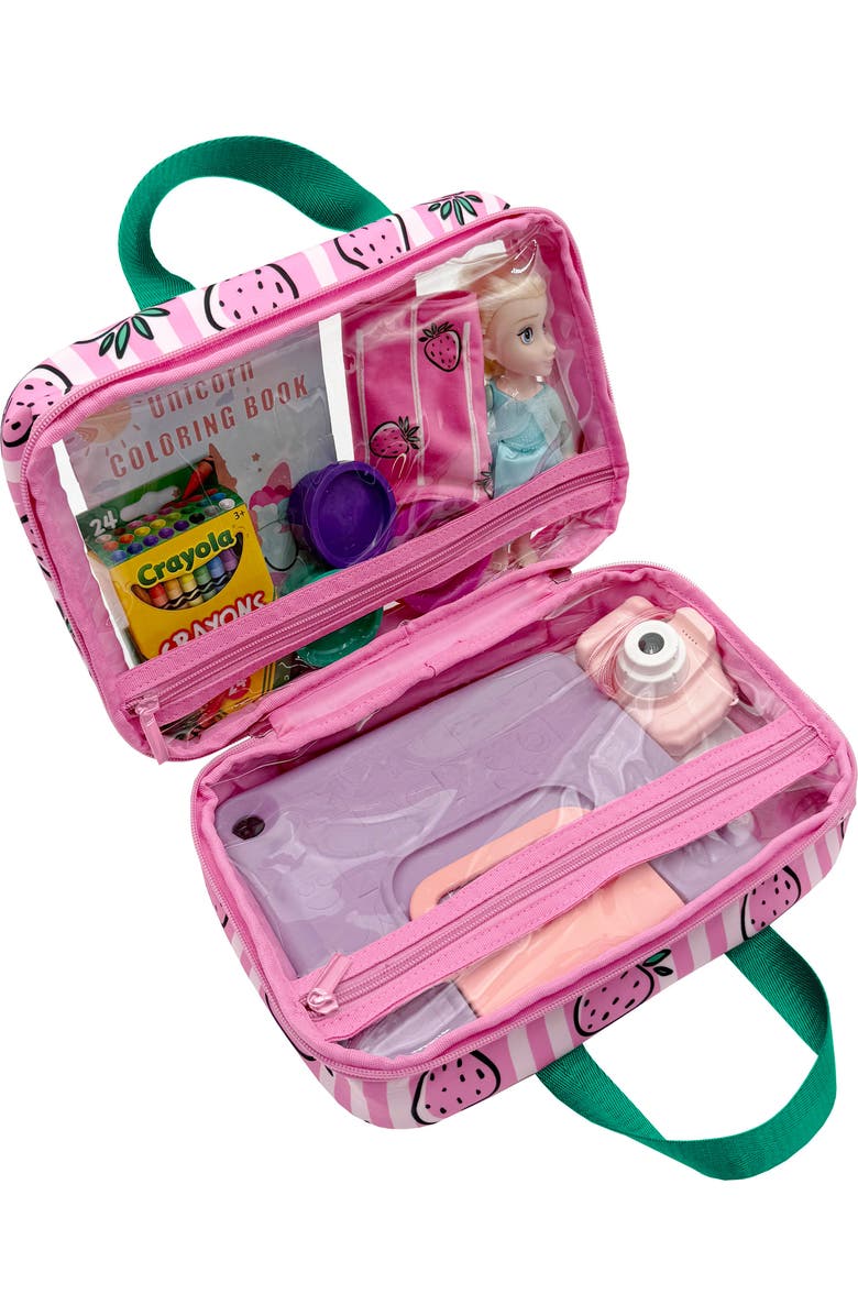 MYTAGALONGS Kids' Mini Madrid Clear Hand Case, Alternate, color, Pink