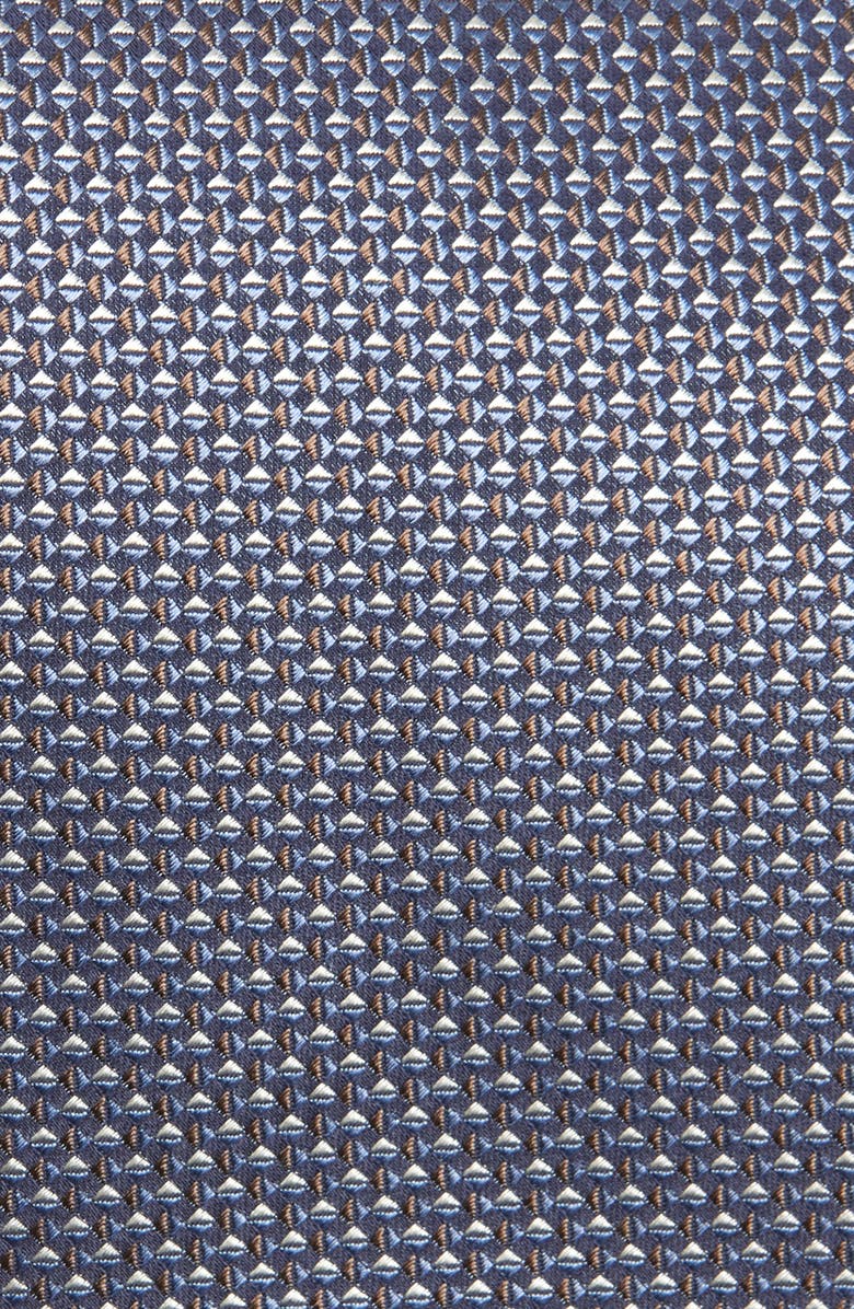 Brioni Geometric Pattern Silk Tie, Alternate, color,