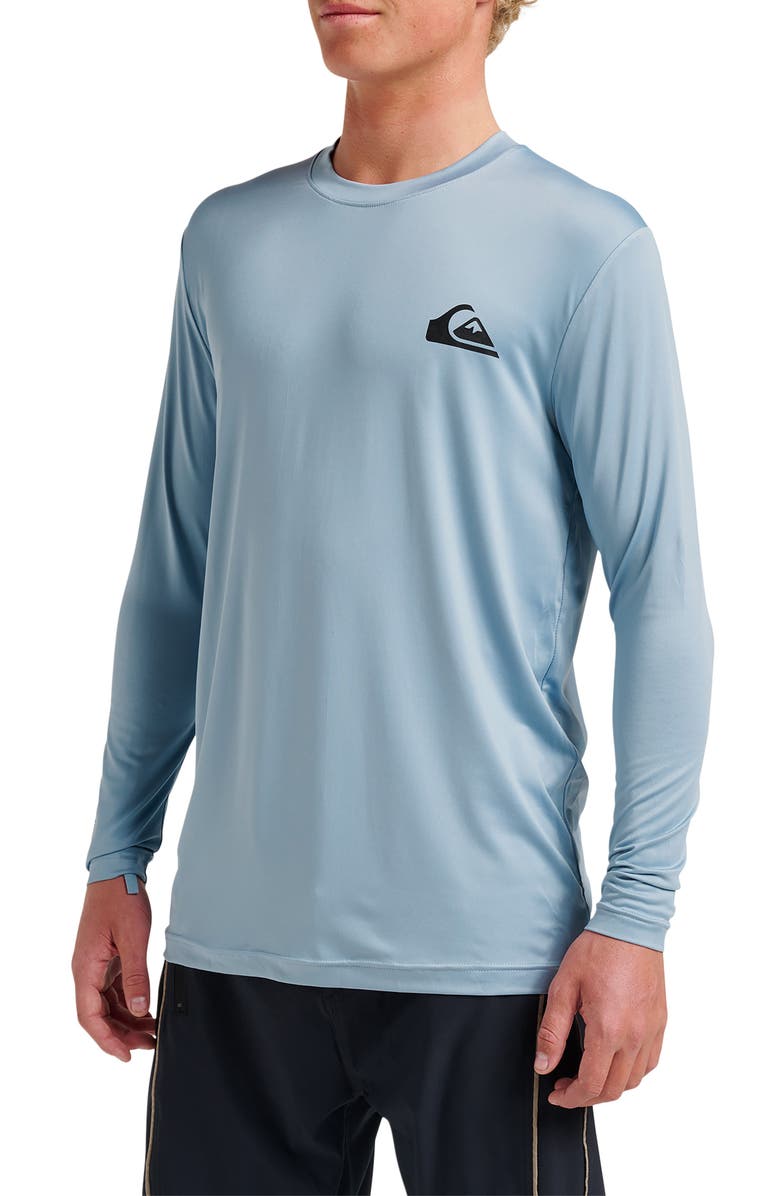 Quiksilver Everyday Surf Long Sleeve Performance Rashguard, Alternate, color, Ashley Blue