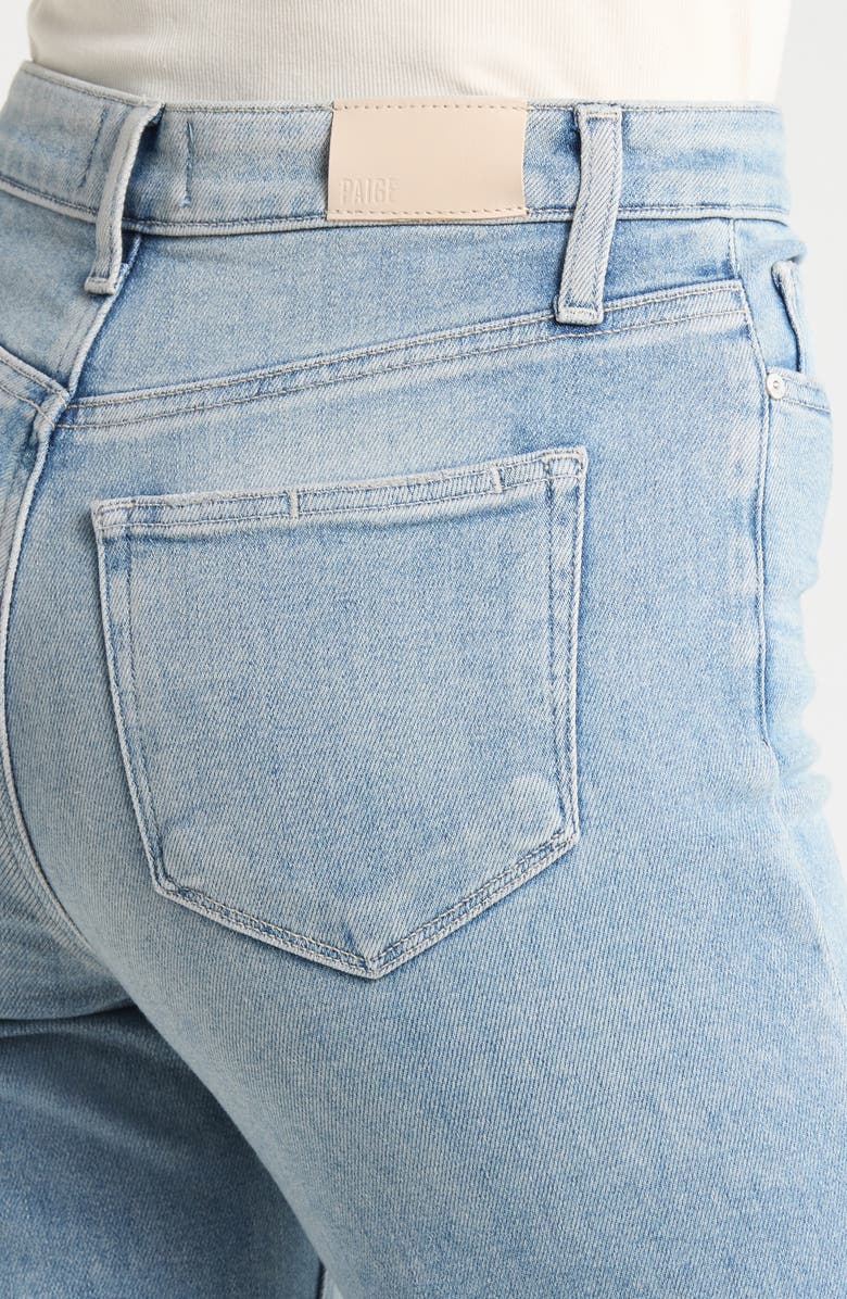 PAIGE Stevie High Waist Ankle Straight Leg Jeans, Alternate, color, Lisbon Light