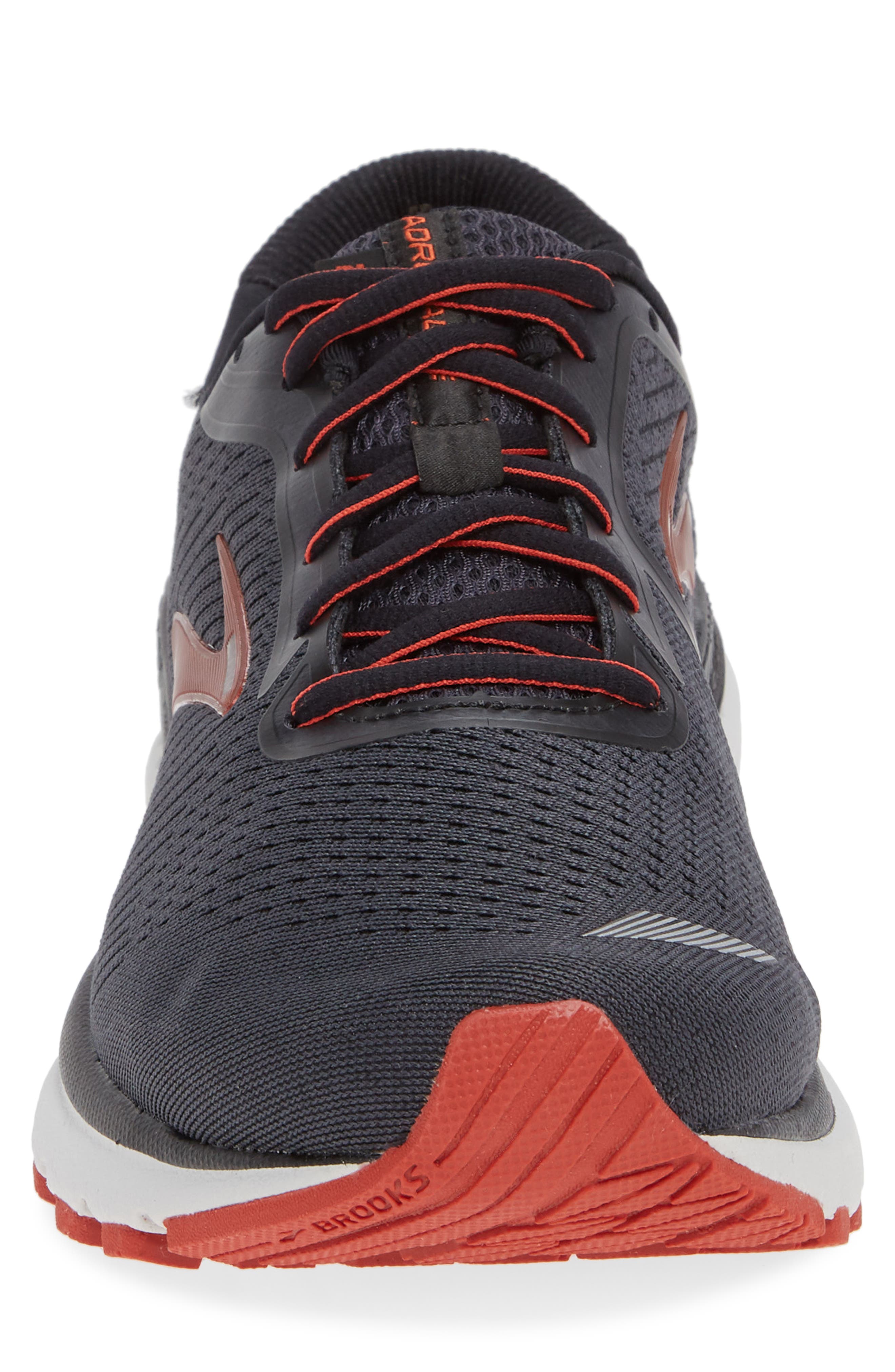 Adrenaline GTS 20 Running Shoe, Alternate, color, BLACK/ EBONY/ KETCHUP