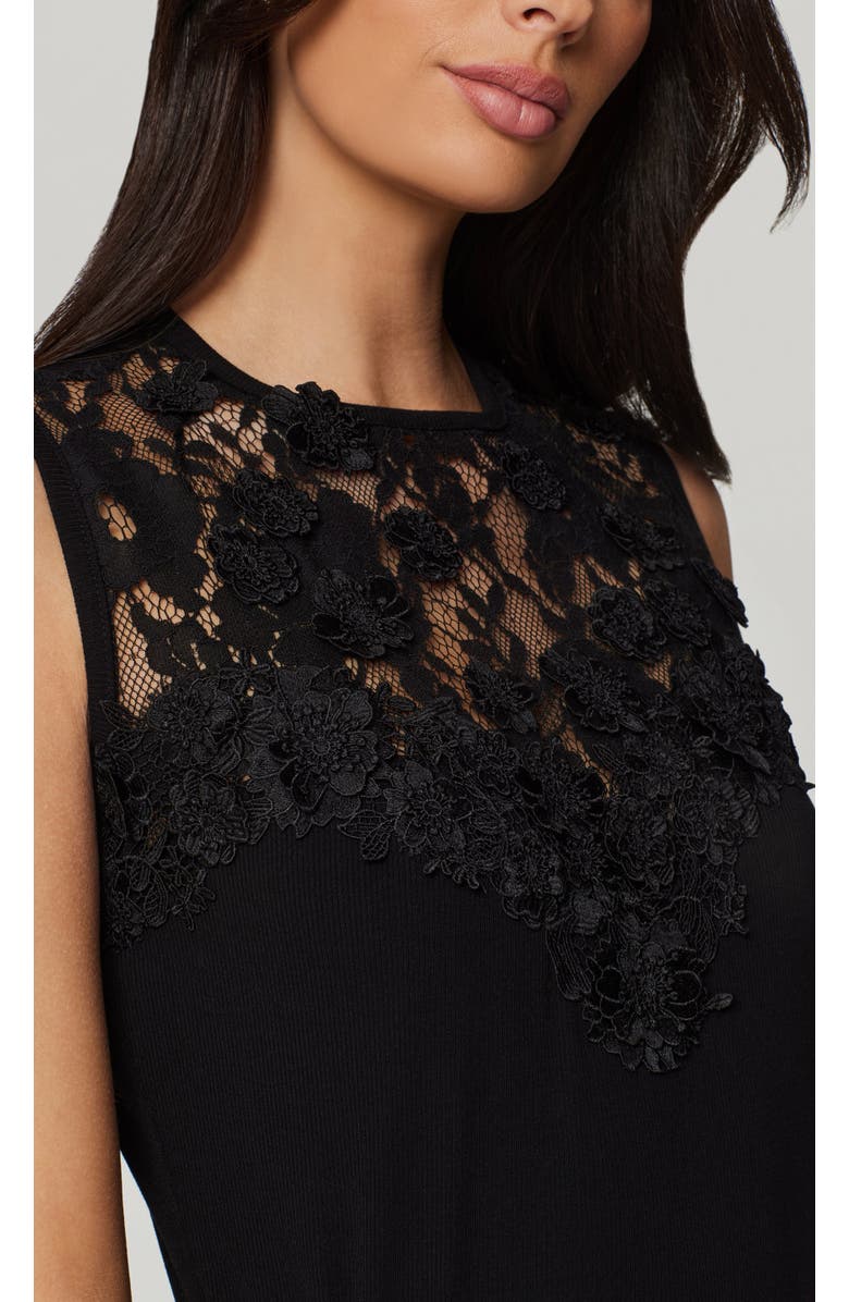 Generation Love Trina 3D Lace Combo Top, Alternate, color, Black