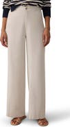 Faherty Sun Strider Wide Leg Linen Pants