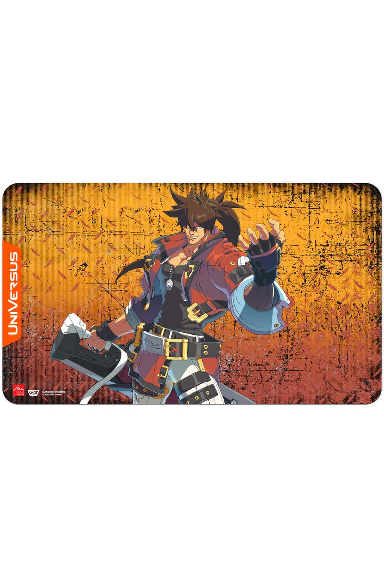 UniVersus GUILTY GEAR, STRIVE, Playmat Sol Badguy, 24x14 Inch Neoprene Mat, Main, color, Multicolored