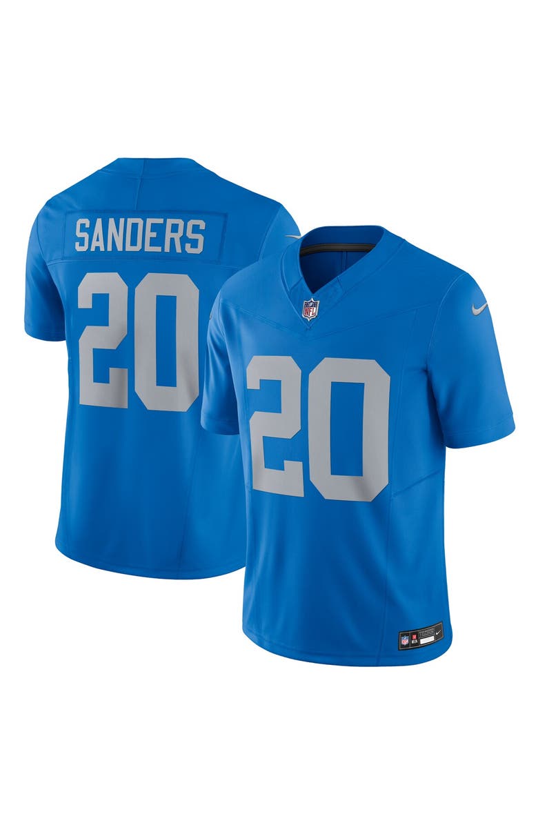 Nike Men's Nike Barry Sanders Blue Detroit Lions Vapor F.U.S.E. Alternate Limited Jersey, Main, color, Blue
