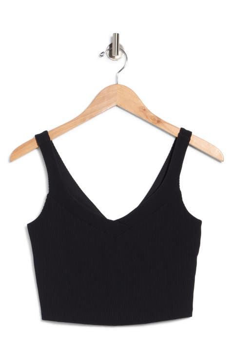 Impulse Ribbed Cropped Tank