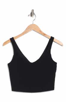 Impulse Ribbed Cropped Tank