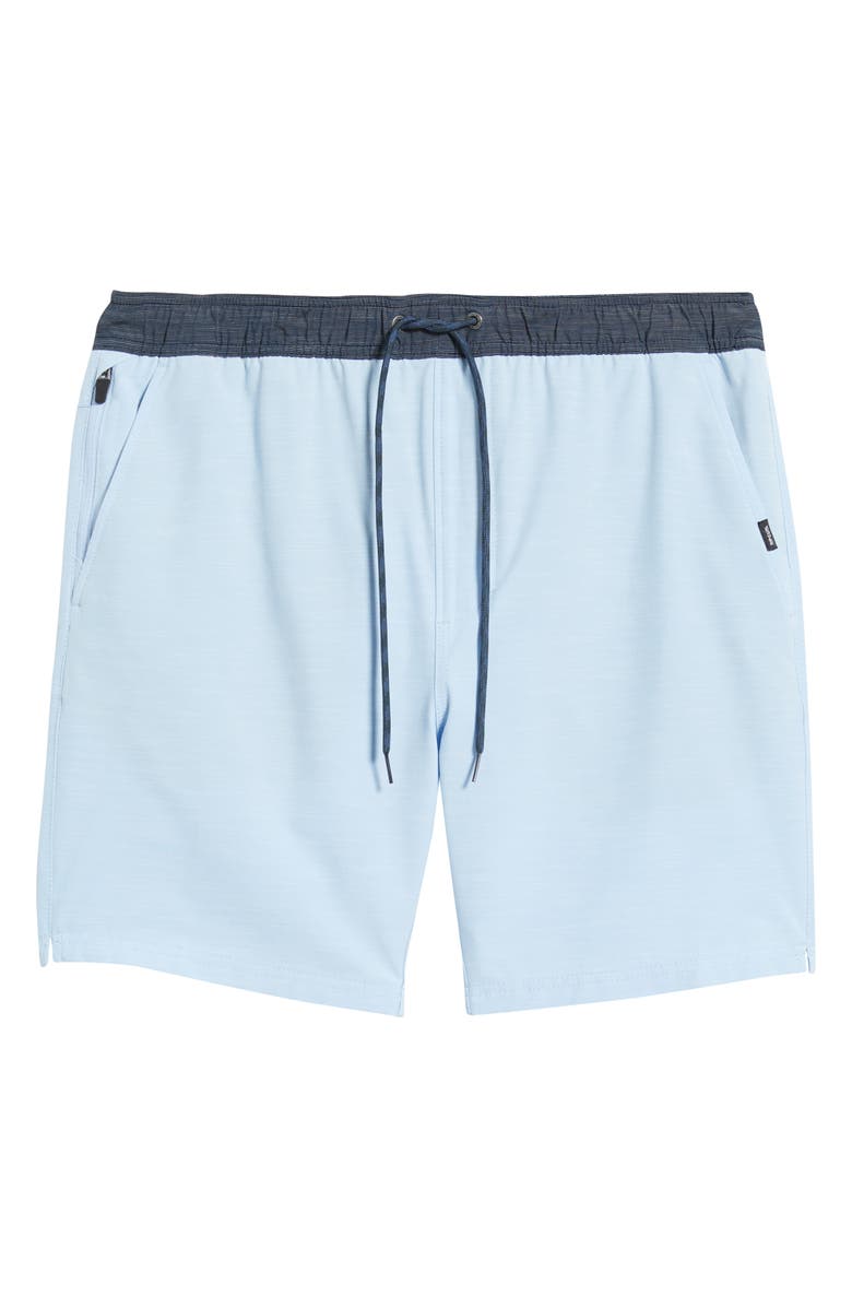 Rip Curl Boardwalk Jackson V Drawstring Shorts, Alternate, color, Blue Wind