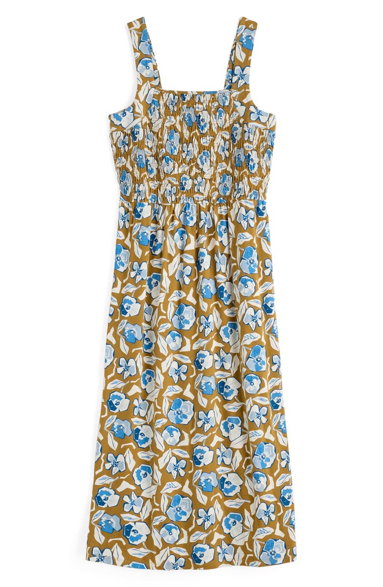 Seasalt Cornwall Summer Buoy Smocked Organic Cotton Sundress, Main, color,