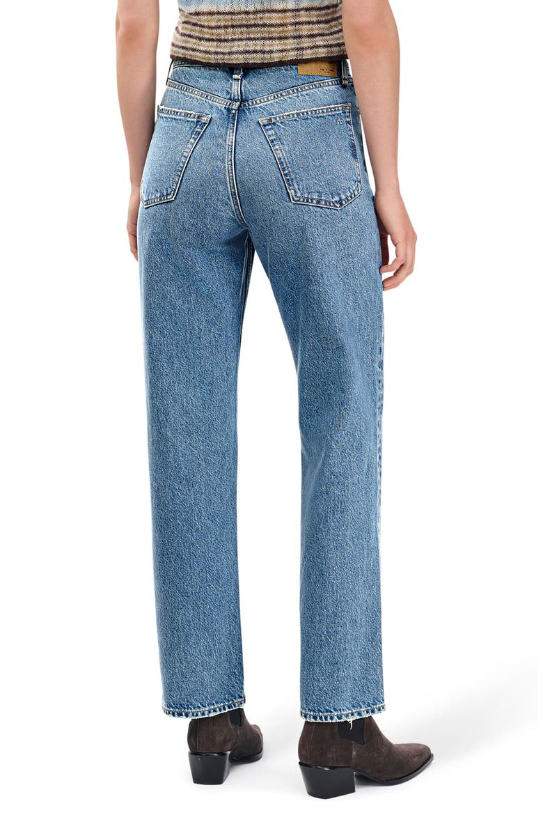Shea High Waist Relaxed Straight Leg Jeans, Alternate, color, ITHCA
